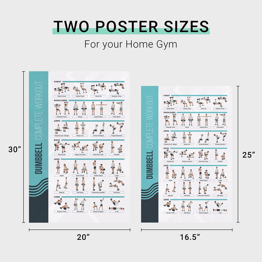 Póster fitness para entrenamiento en casa – Tu gimnasio, en la pared