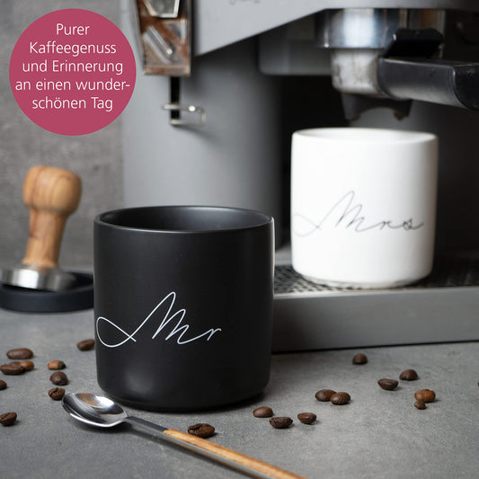 Set de tazas “Mr & Mrs” – Para cafés que saben a amor