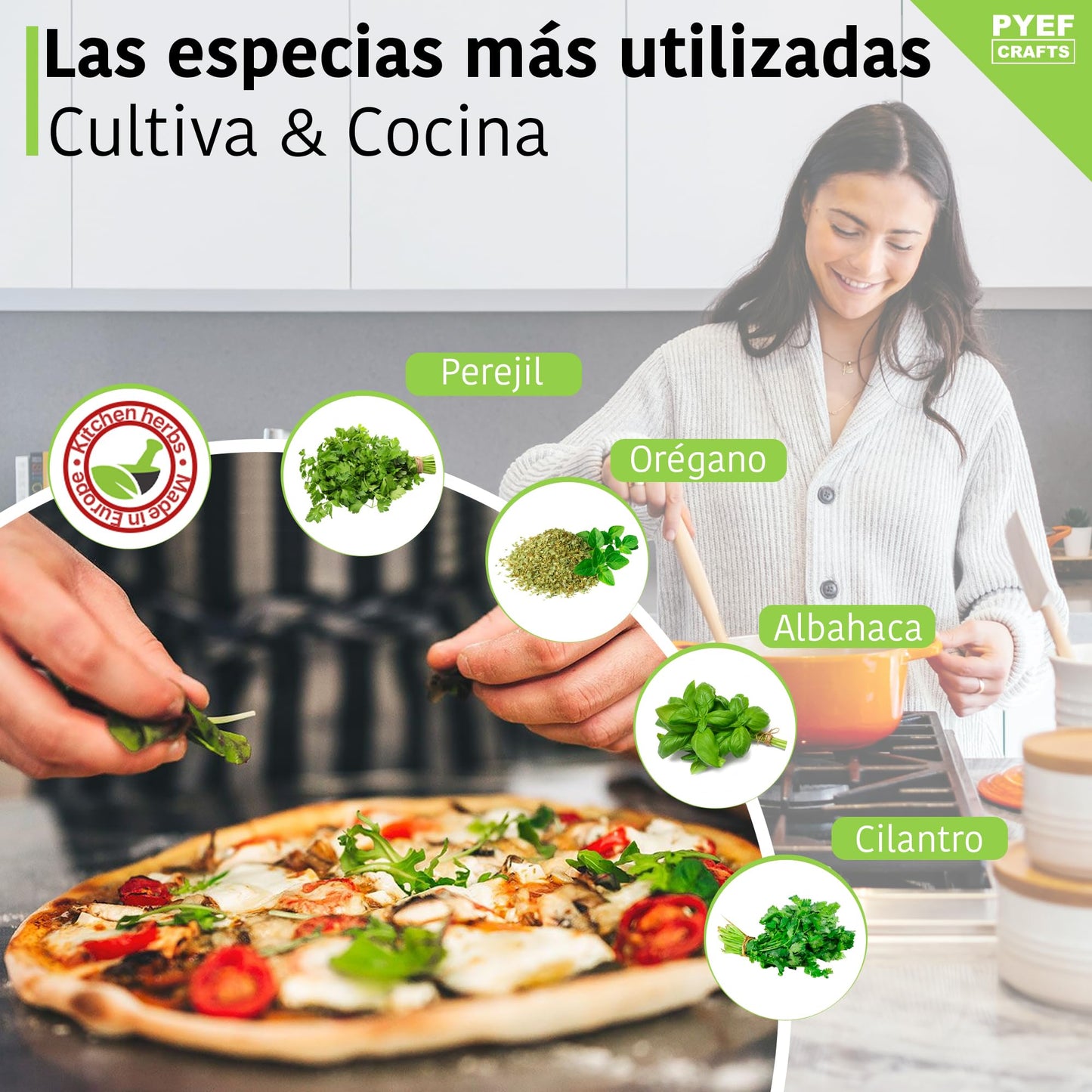 Kit huerto hierbas – Cultiva tus sabores favoritos