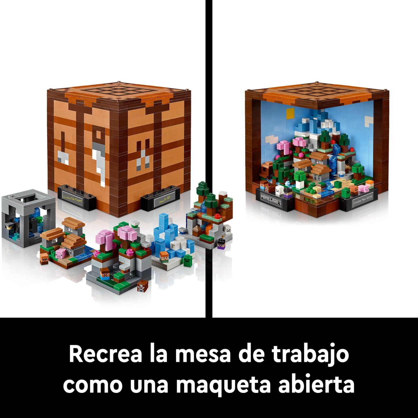 LEGO Minecraft – Explora, monta y decora tu mundo pixelado
