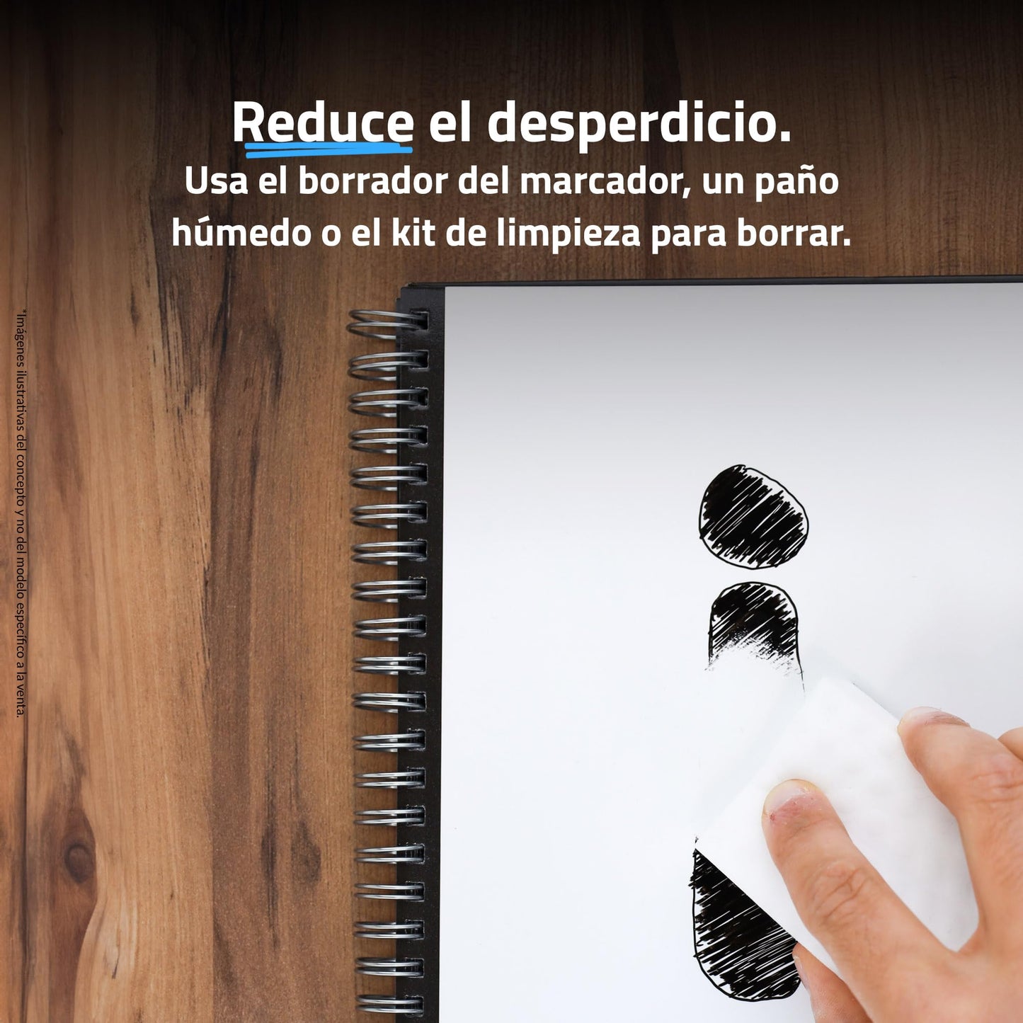 Planner reutilizable Infinitebook – Organiza, borra, repite