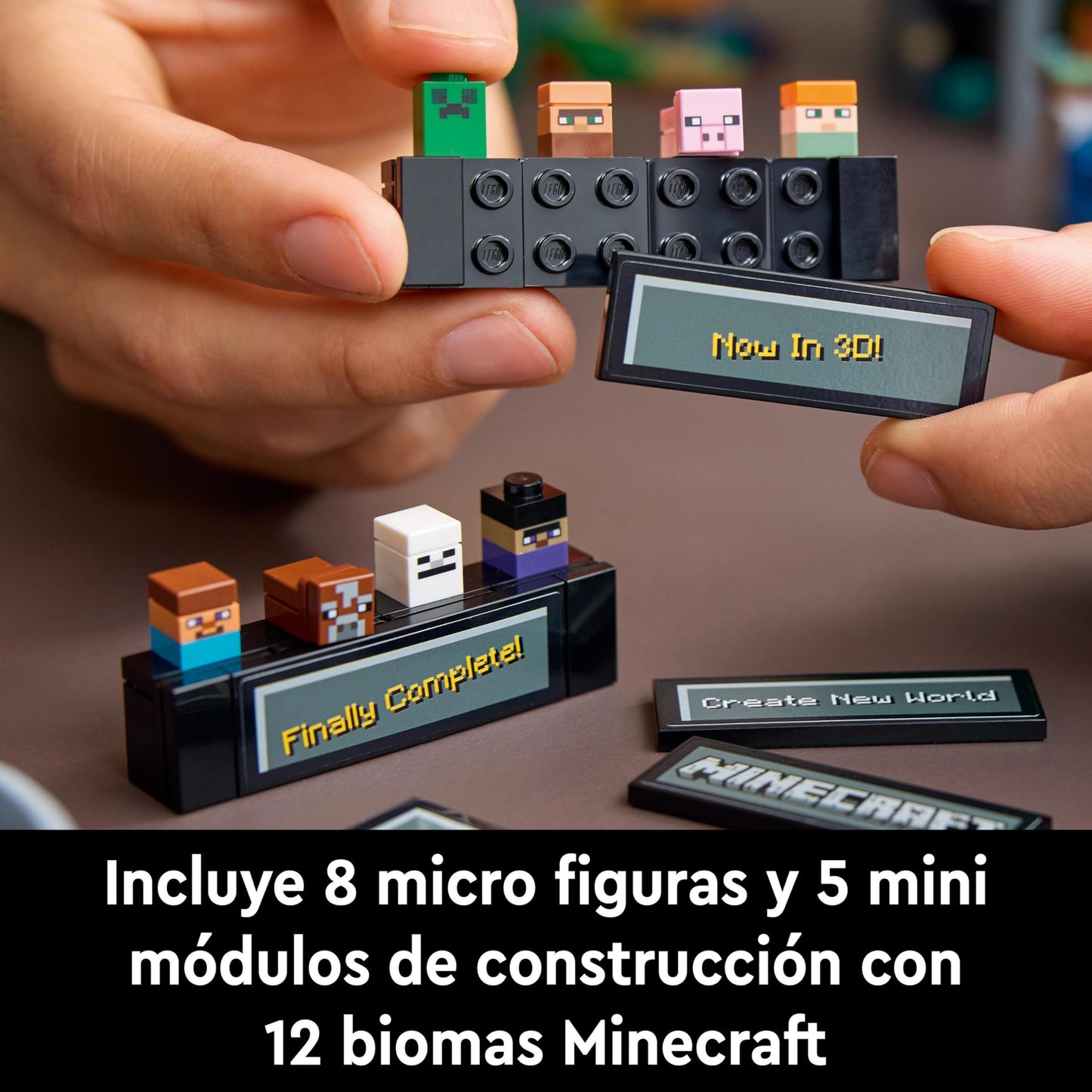 LEGO Minecraft – Explora, monta y decora tu mundo pixelado