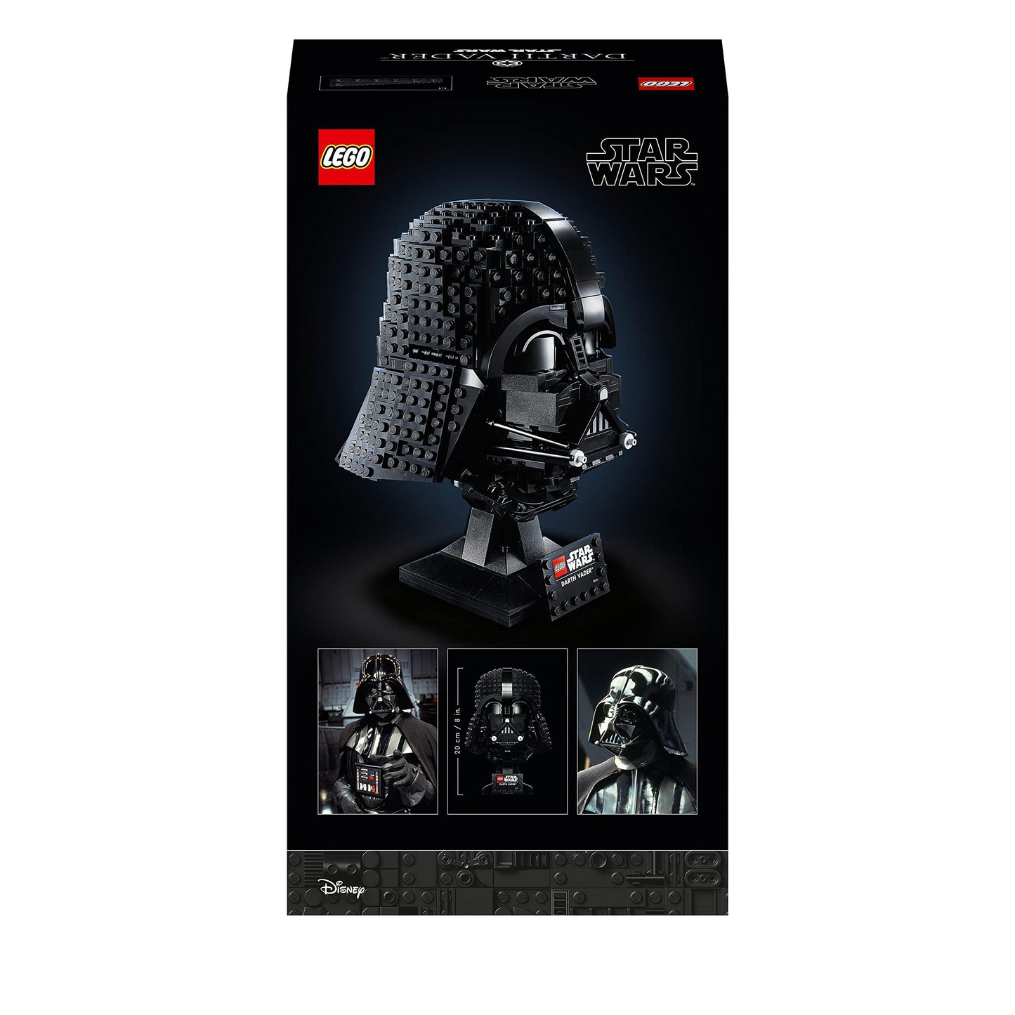 Casco Darth Vader LEGO – El lado oscuro, pieza a pieza