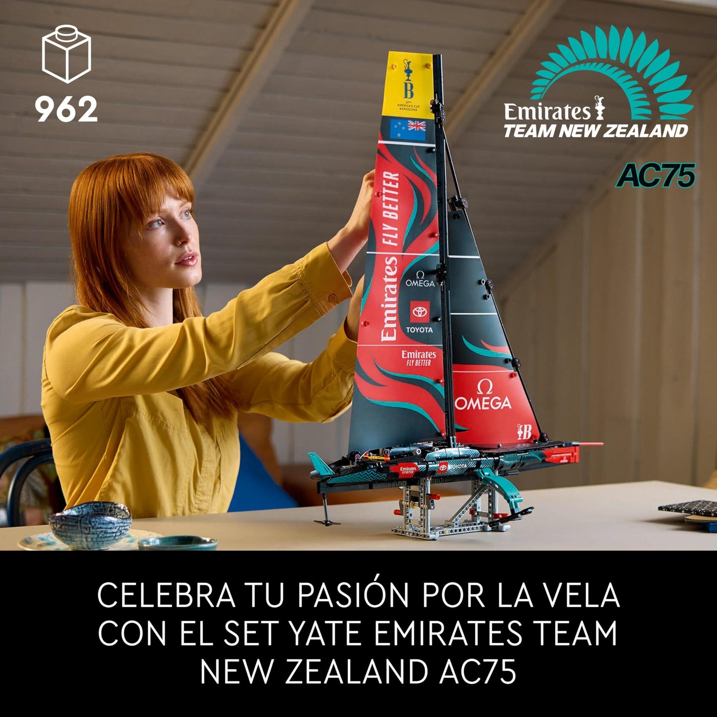 LEGO Yate Emirates – Maqueta náutica Team New Zealand AC75