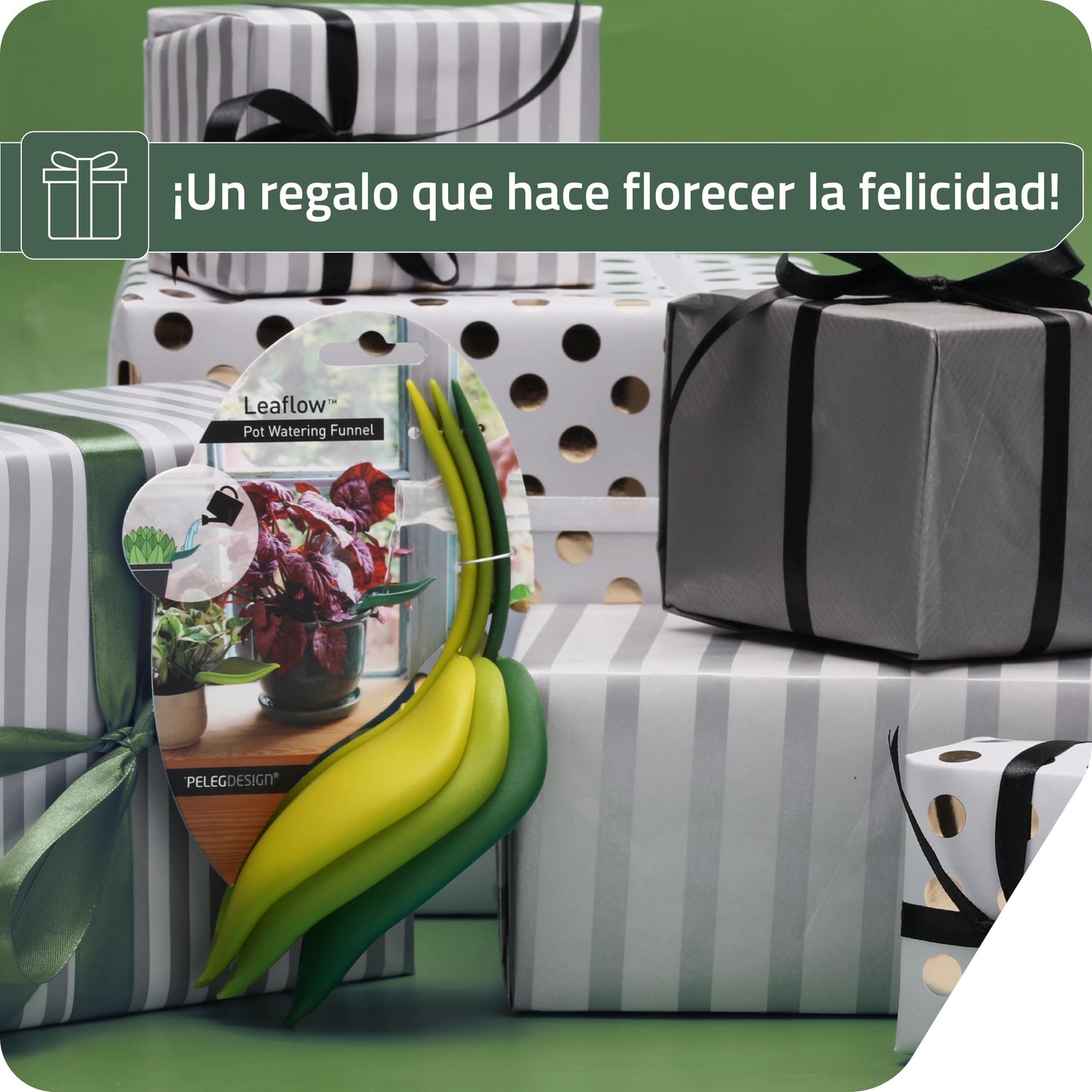Embudo Leaflow – La hoja mágica que riega con estilo