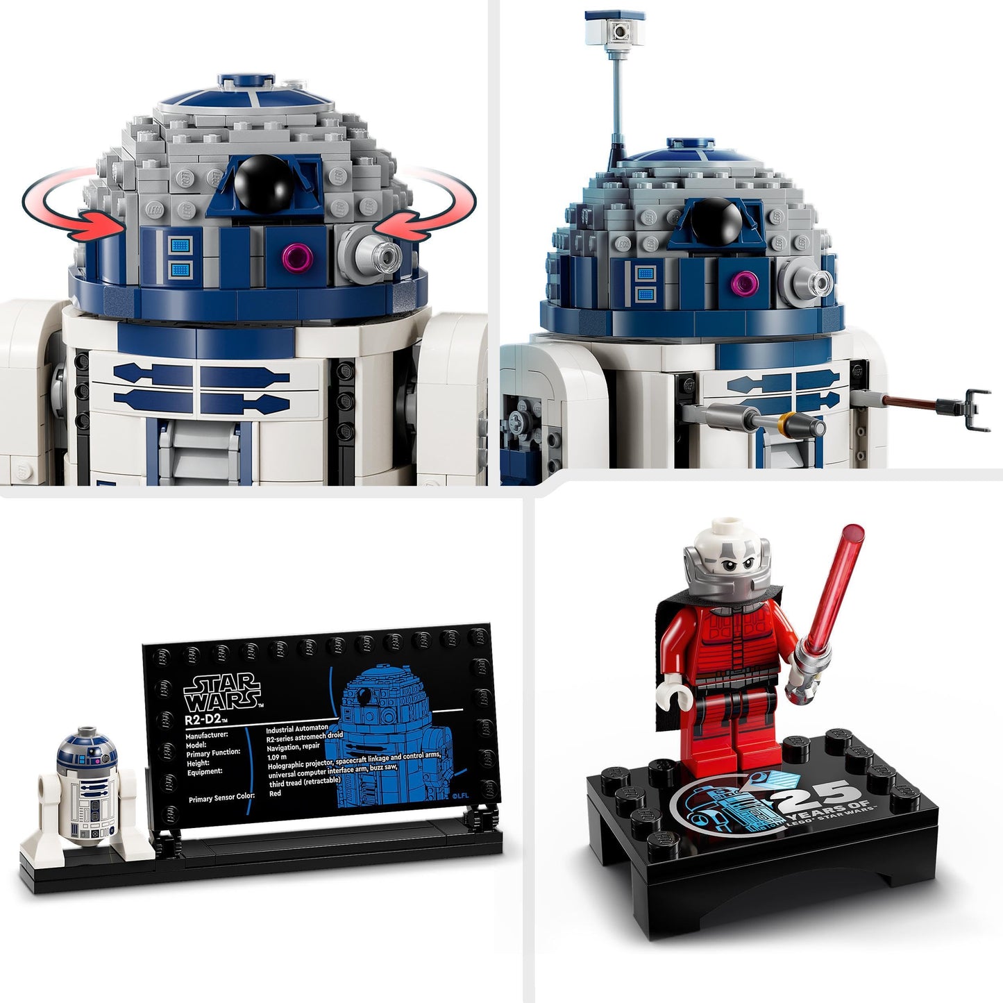 R2-D2 LEGO Star Wars – Tu droide favorito, ahora en versión construible
