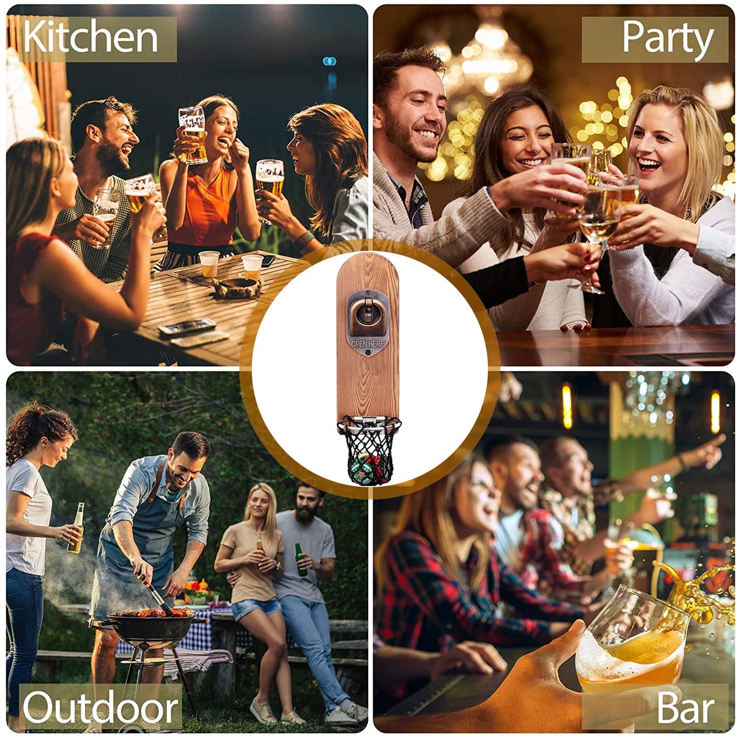 Abridor con canasta – Mete un triple con cada birra