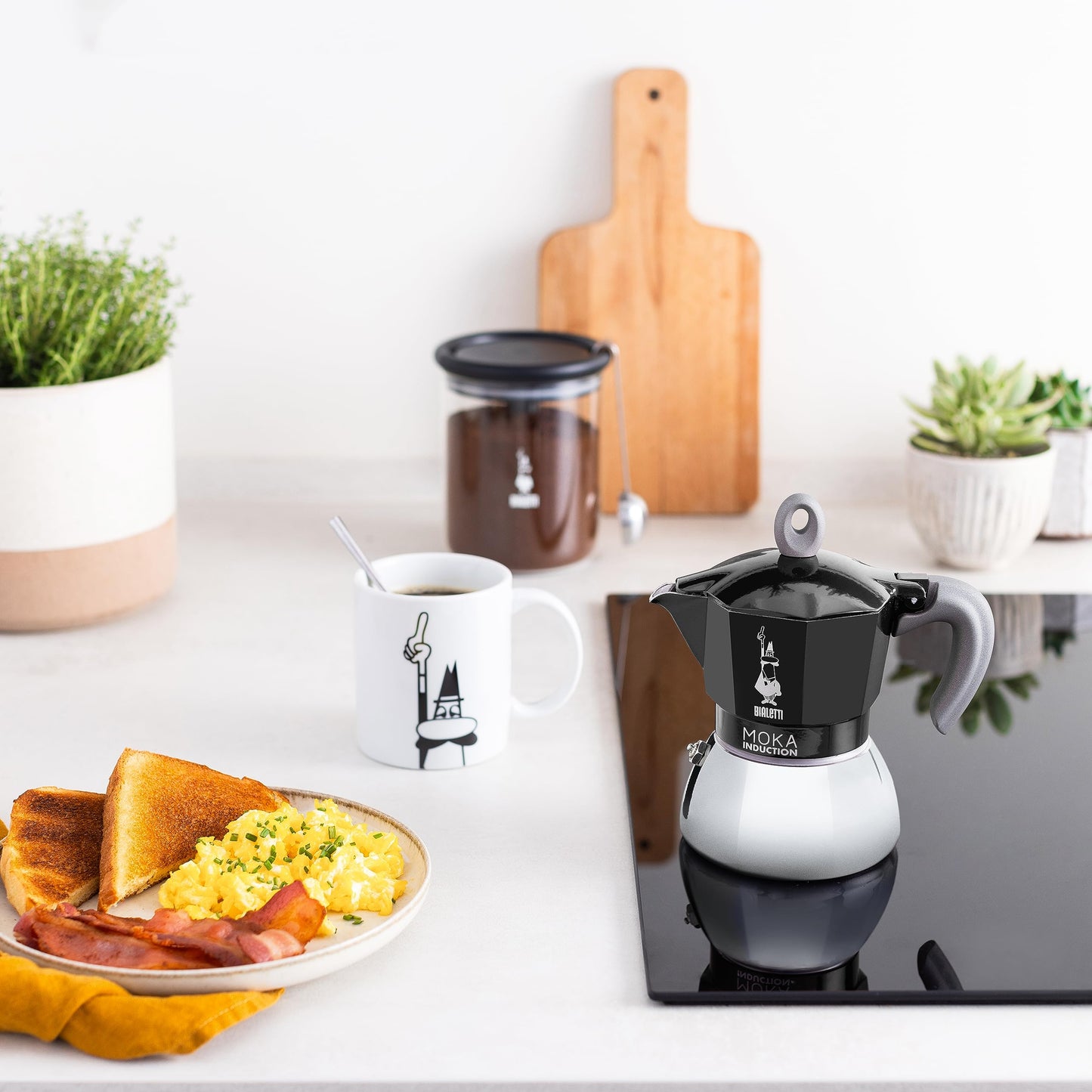 Moka Bialetti induction – Café italiano en cocinas modernas