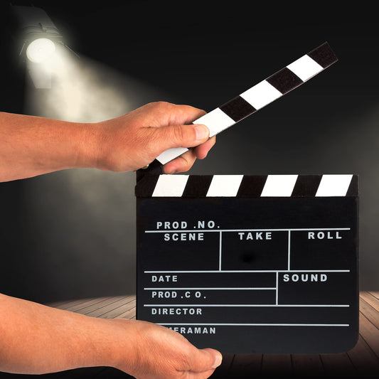 Claqueta con tiza – Rodando ideas desde tu escritorio