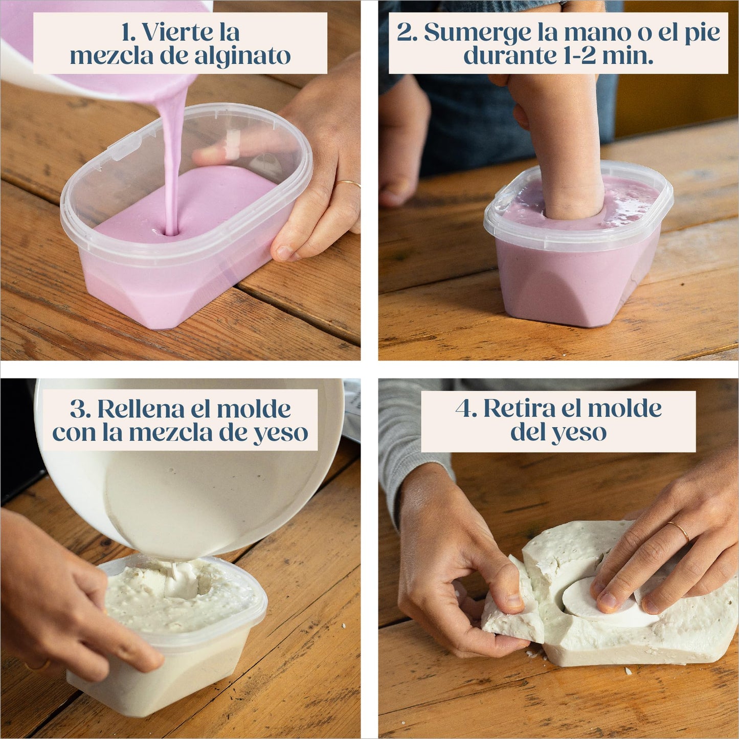 Kit de huellas 3D para bebé – Un recuerdo que dura para siempre