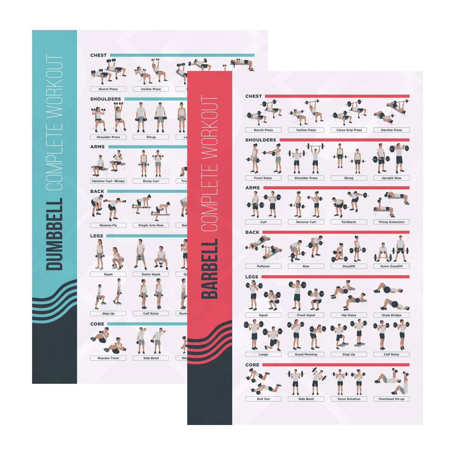 Póster fitness para entrenamiento en casa – Tu gimnasio, en la pared