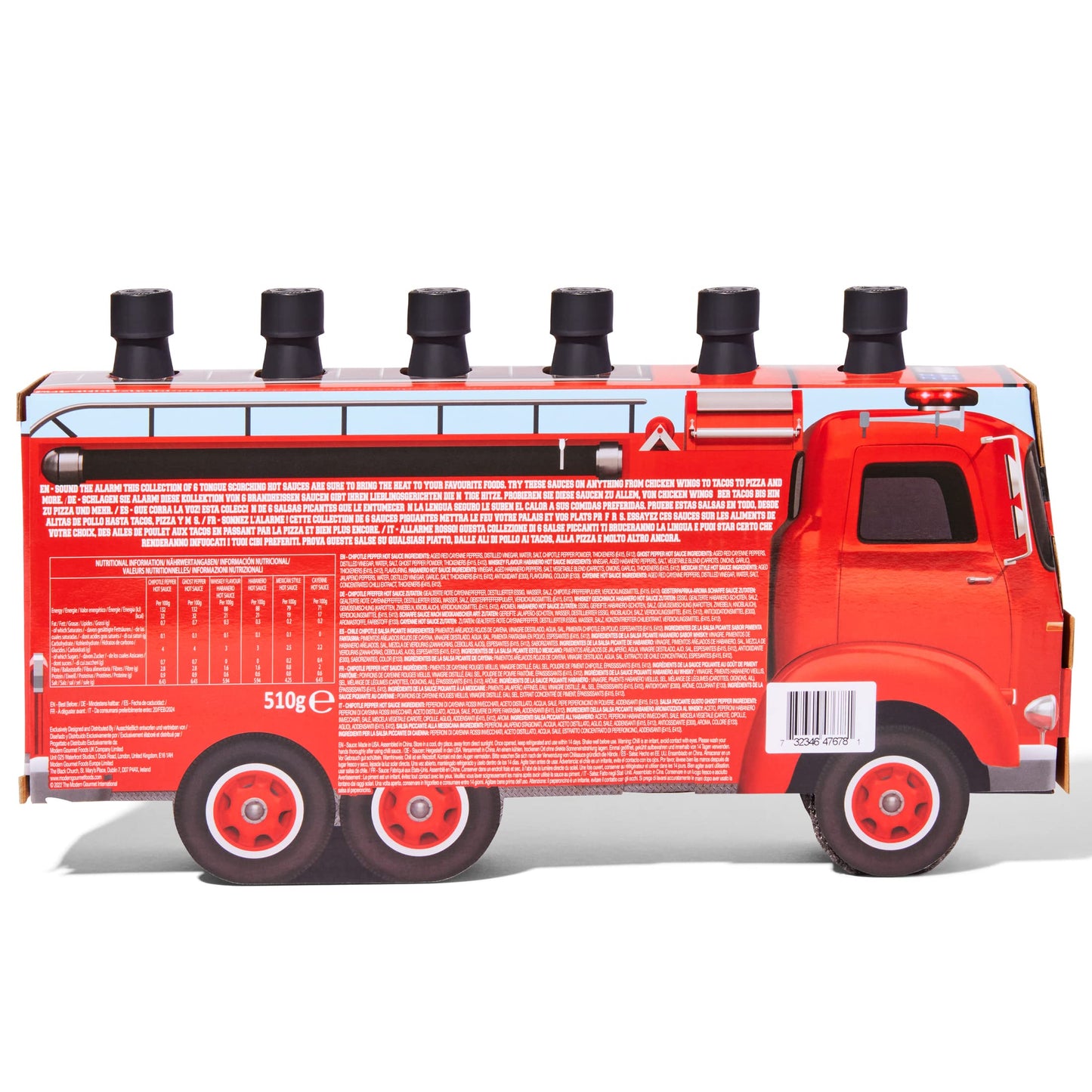Pack de salsas picantes – 6 fuegos del infierno en miniatura