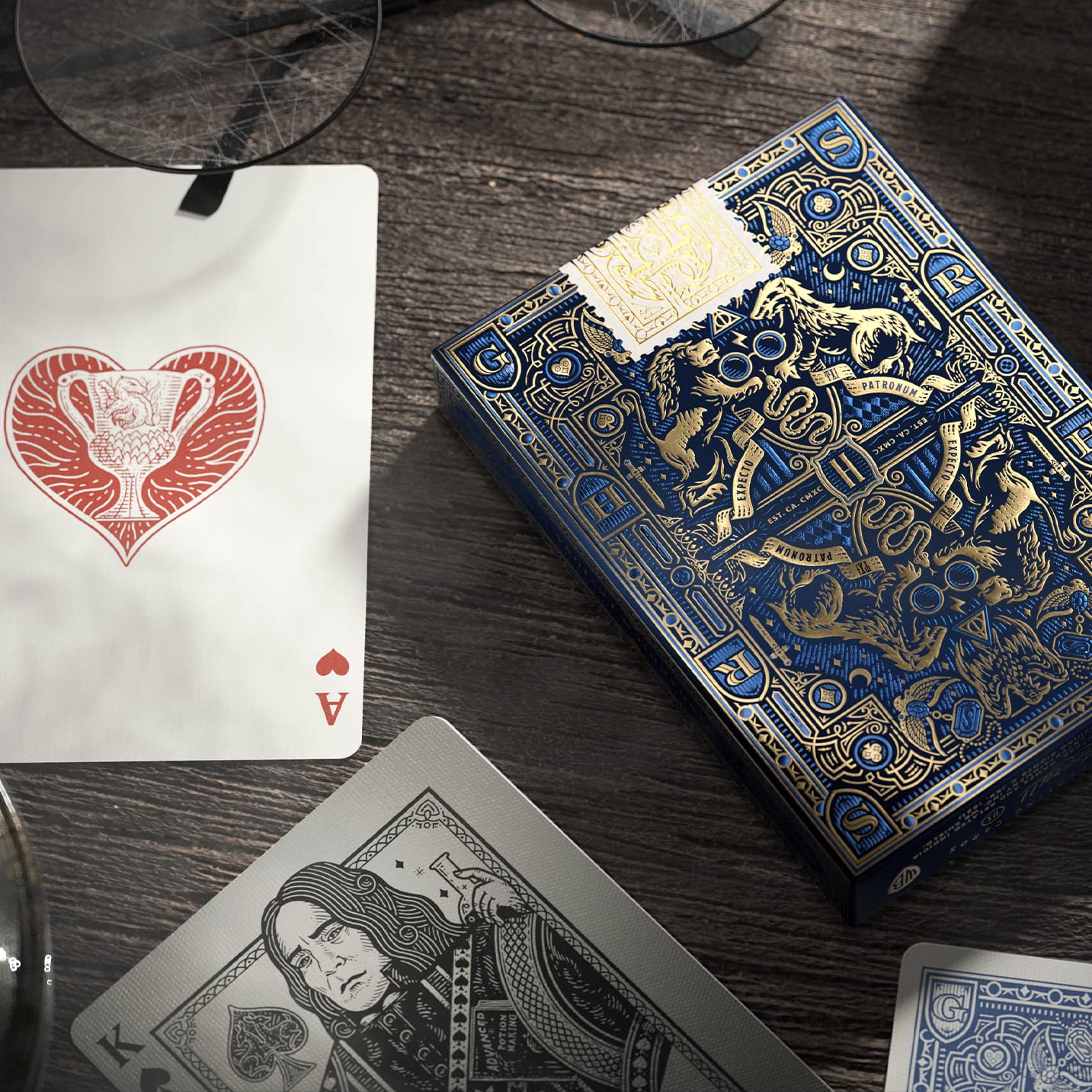 Baraja premium Harry Potter – Juego de cartas con hechizo