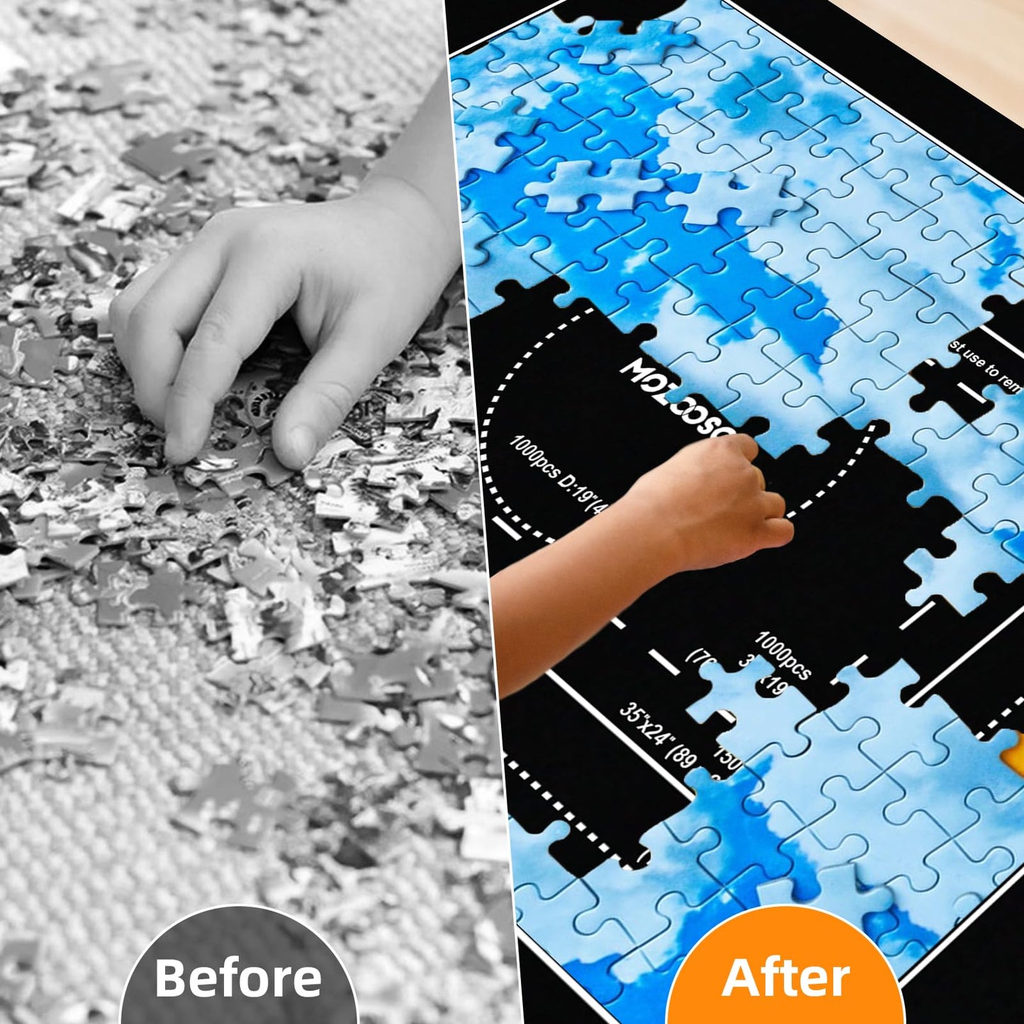 Tapete para puzzles – Enróllalo sin desmontar tus obras