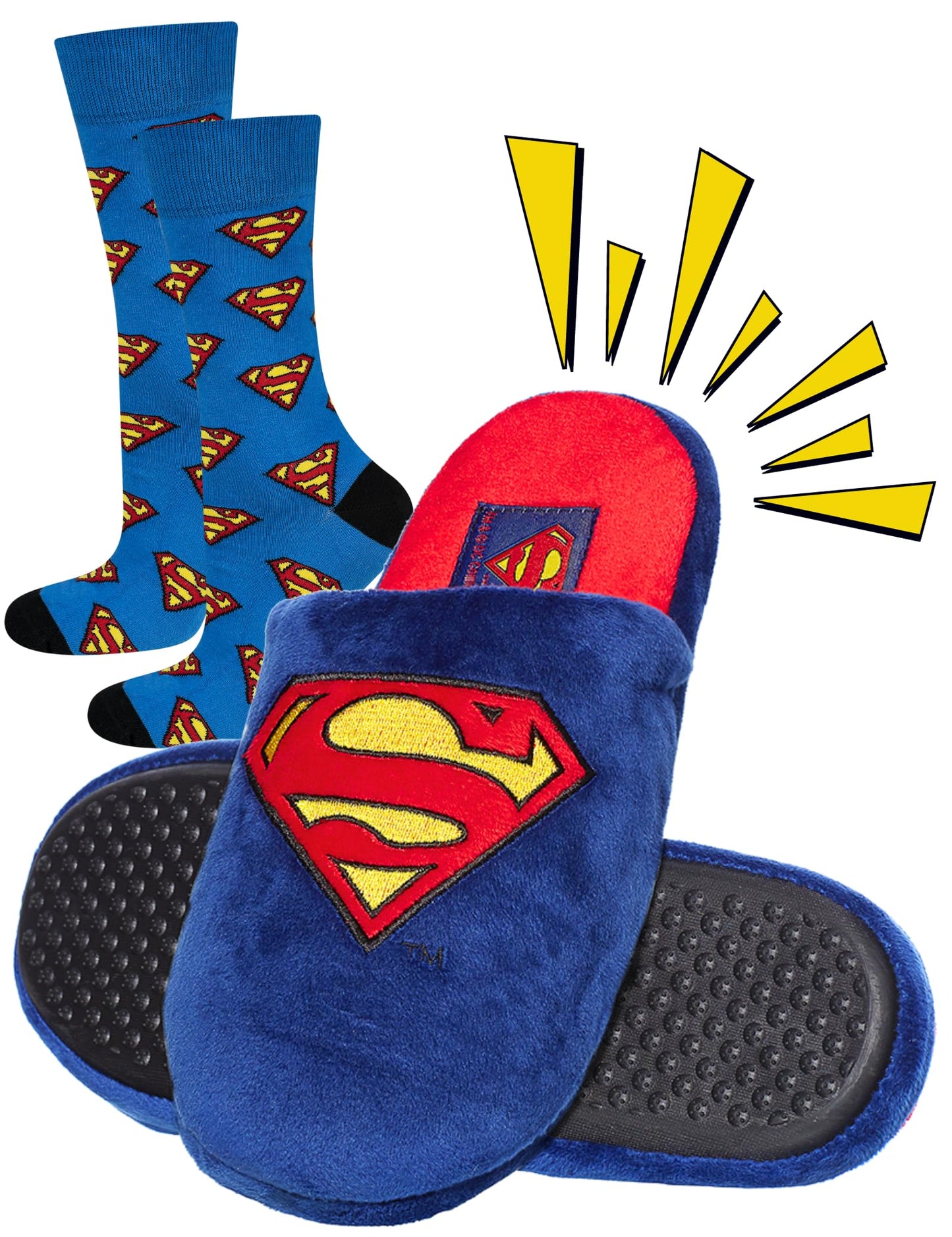 Zapatillas Superman – Camina como un héroe en casa