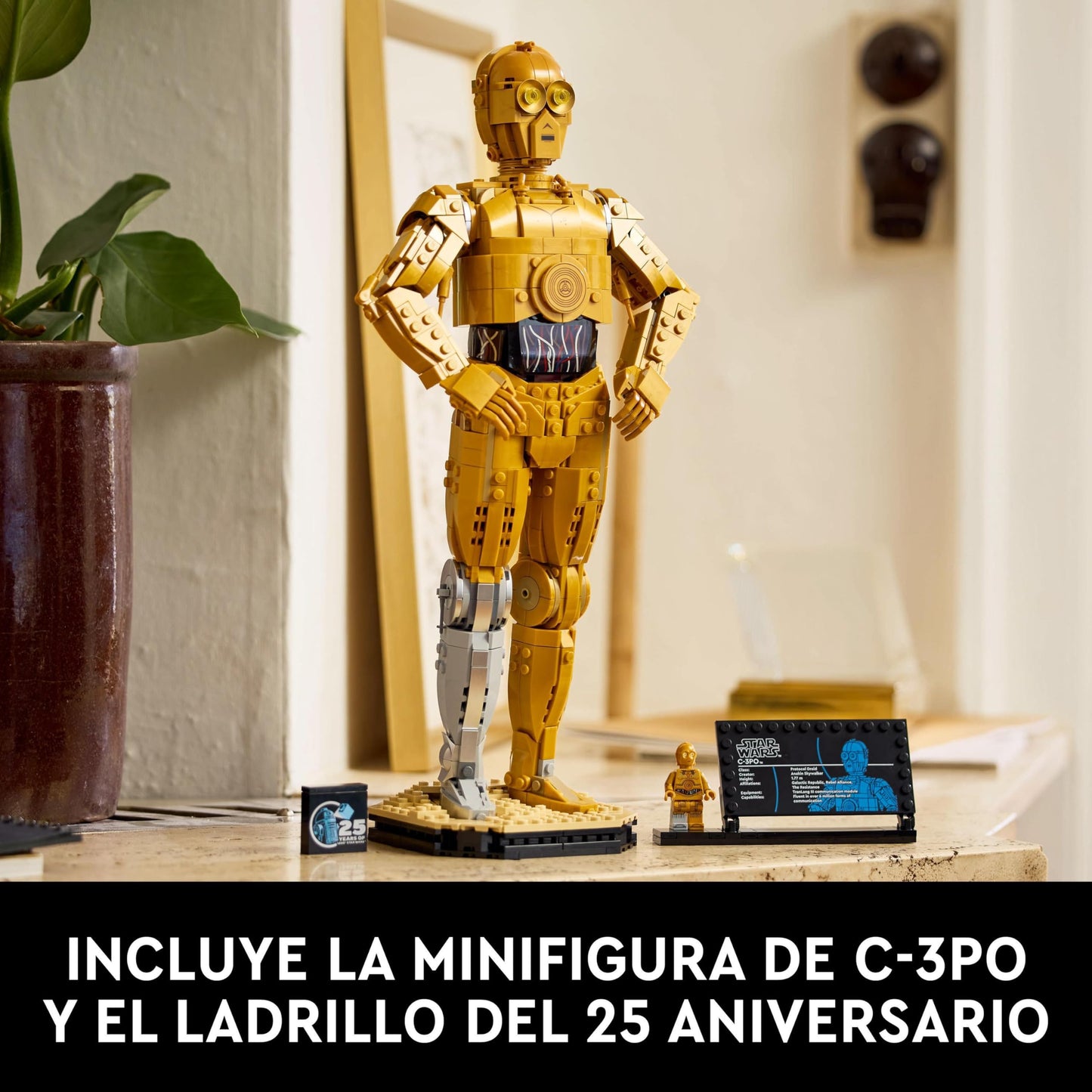 C-3PO LEGO Star Wars – El droide dorado llega a tu vitrina