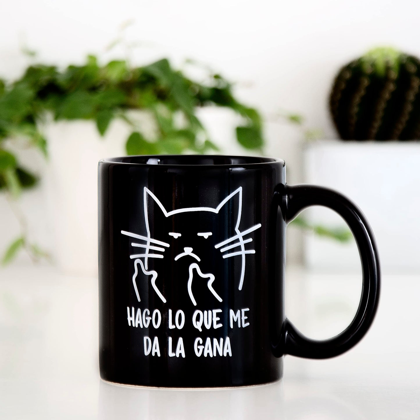 Taza “Hago lo que me da la gana” – Café con actitud felina