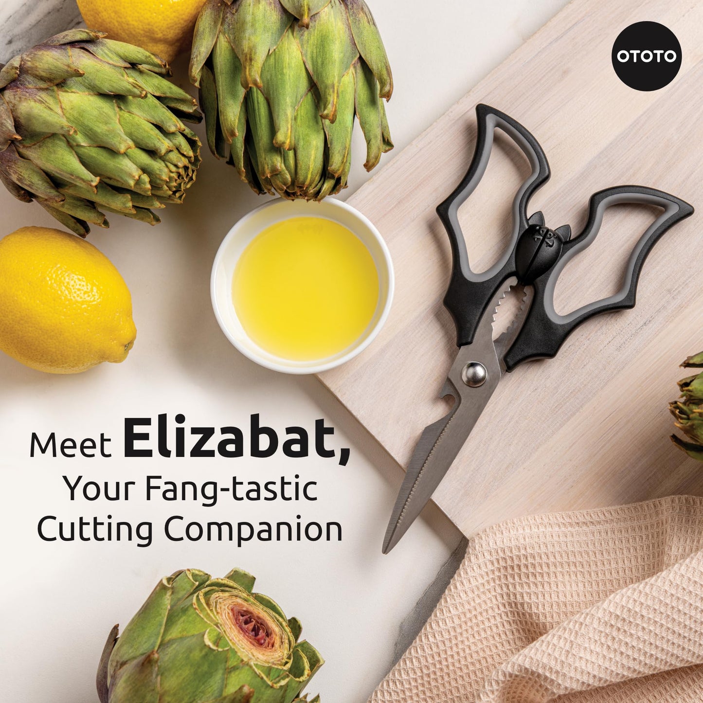 Tijeras Elizabat – Murciélago vampírico en tu cocina
