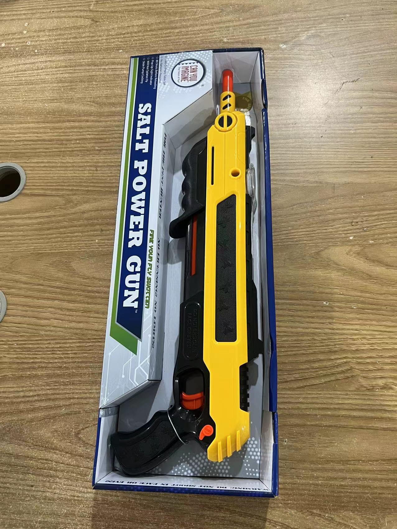 Rifle de sal antimoscas – Apunta, dispara y adiós insectos