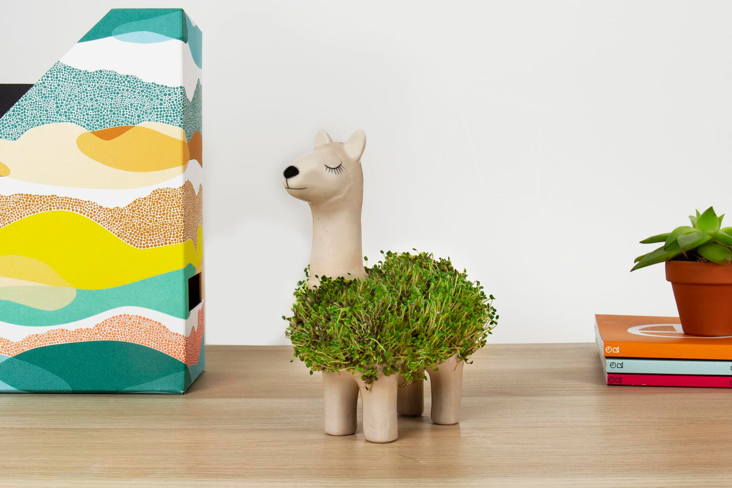 Llama Planter – Maceta con forma de llama