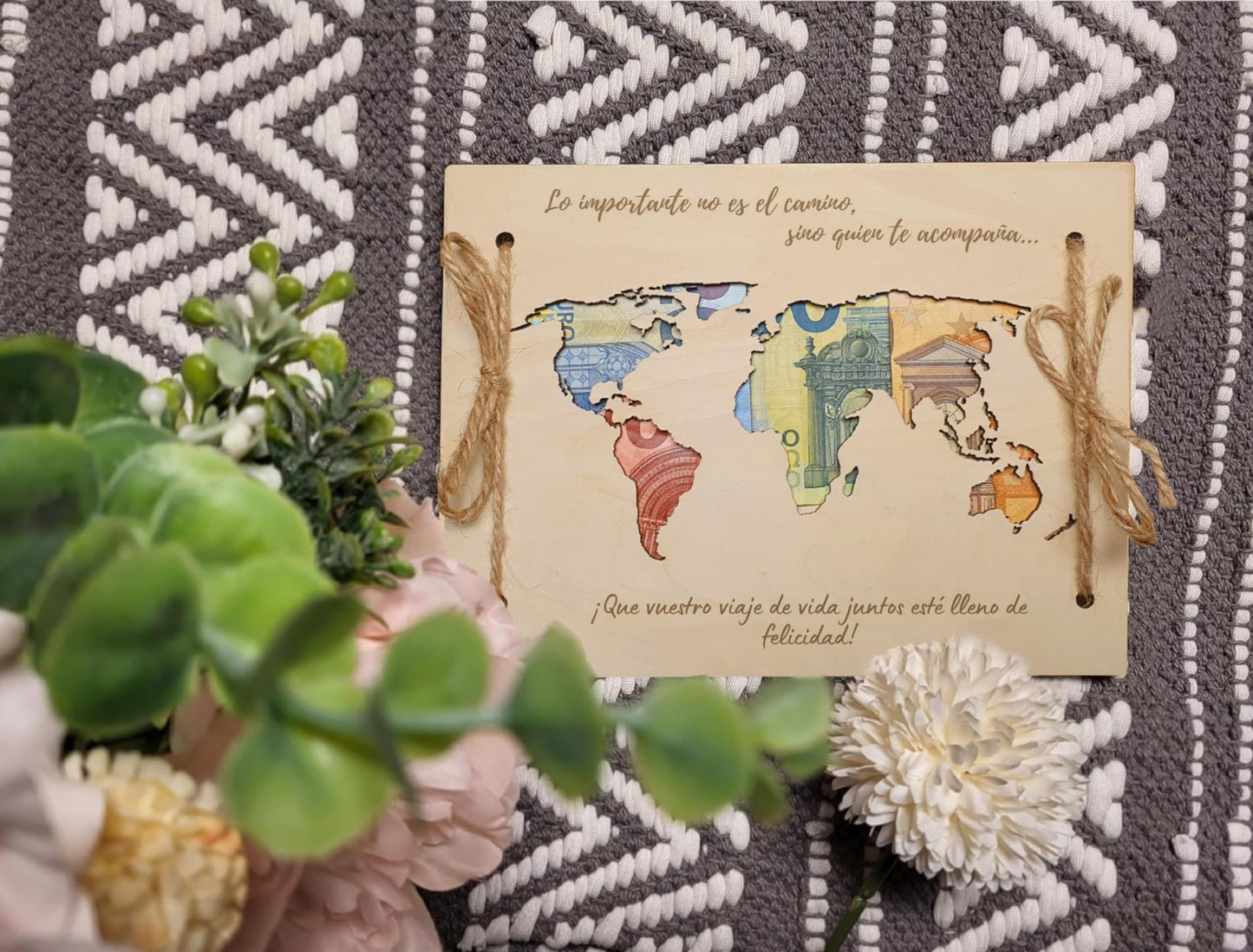 Tarjeta de madera boda – Para bodas con alma (y algo de efectivo)