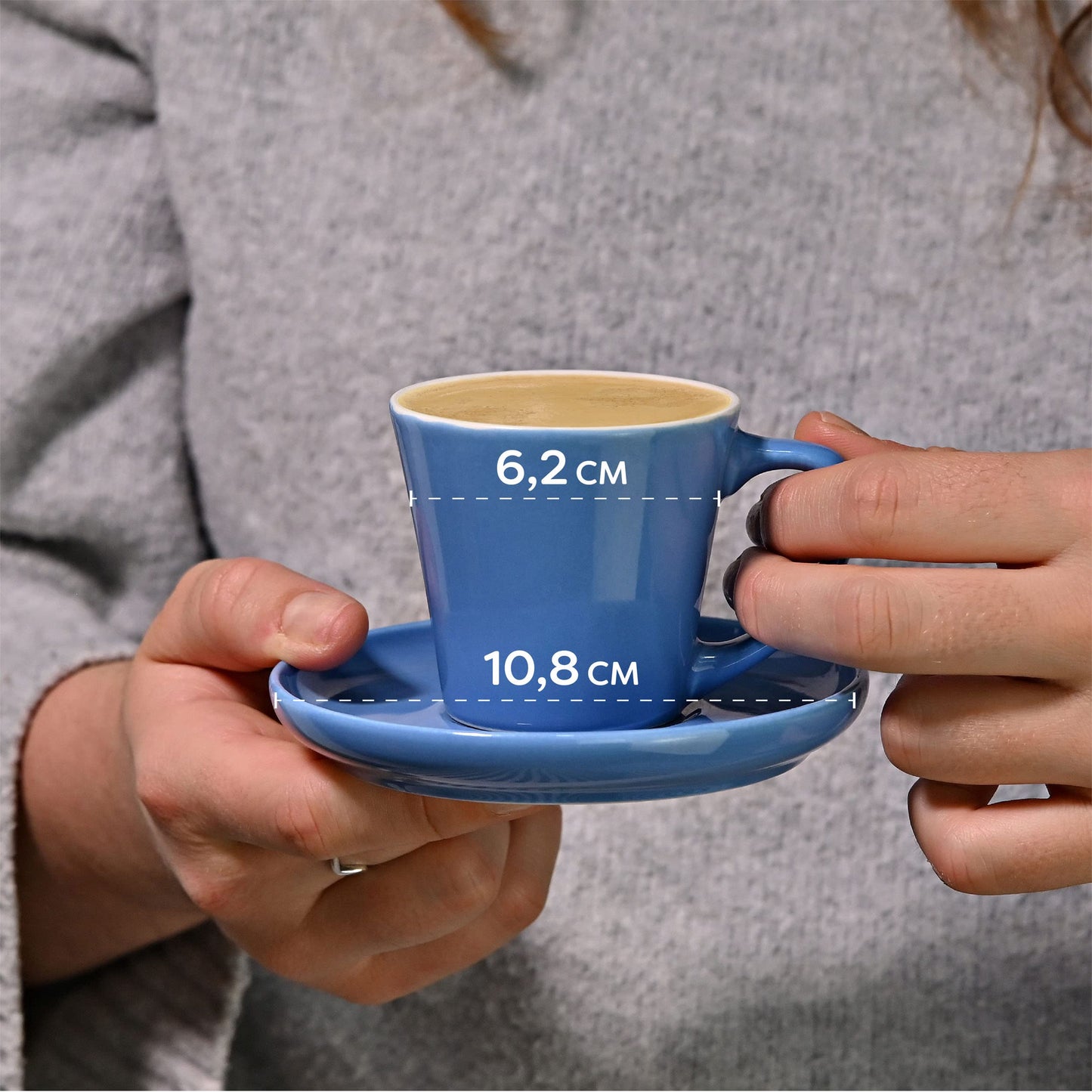 Juego de tazas de espresso – 6 colores para despertar tus mañanas