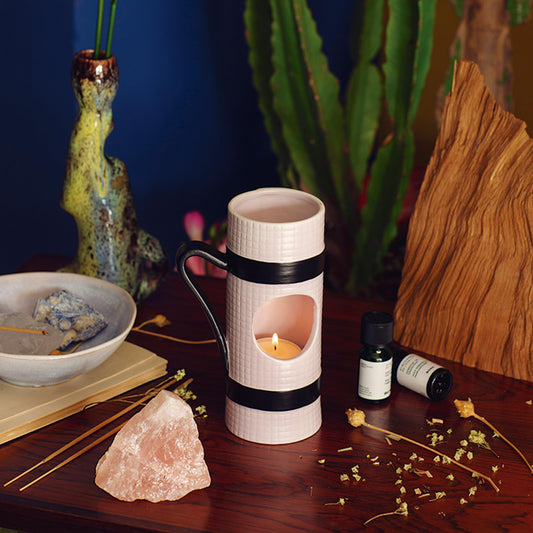 Quemador de aceites esterilla de yoga – Aromaterapia con estilo zen