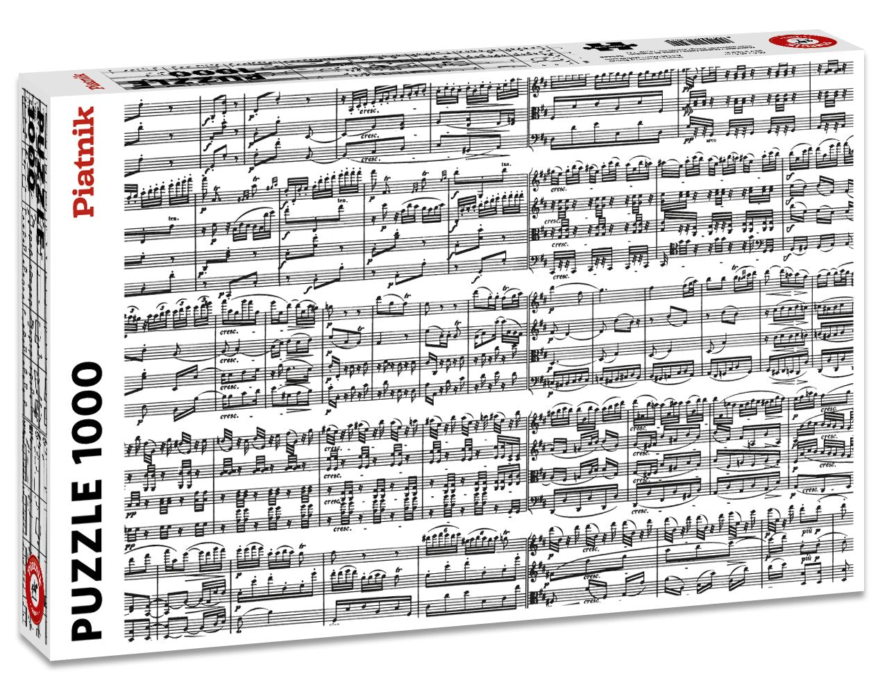 Puzzle partitura 1000 piezas – Cuando montar un concierto es literal