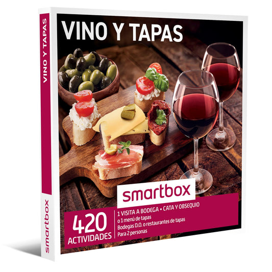 Smartbox vino y tapas – Sabor con denominación de origen