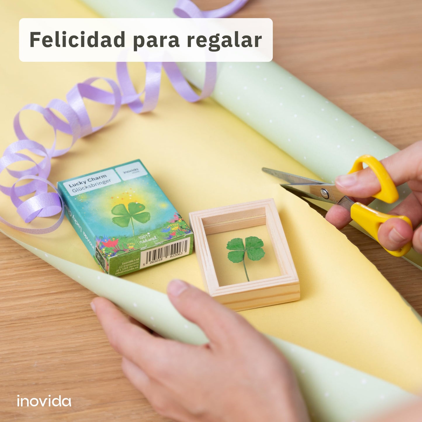 Trébol prensado “Lucky Charm” – El detalle que trae fortuna