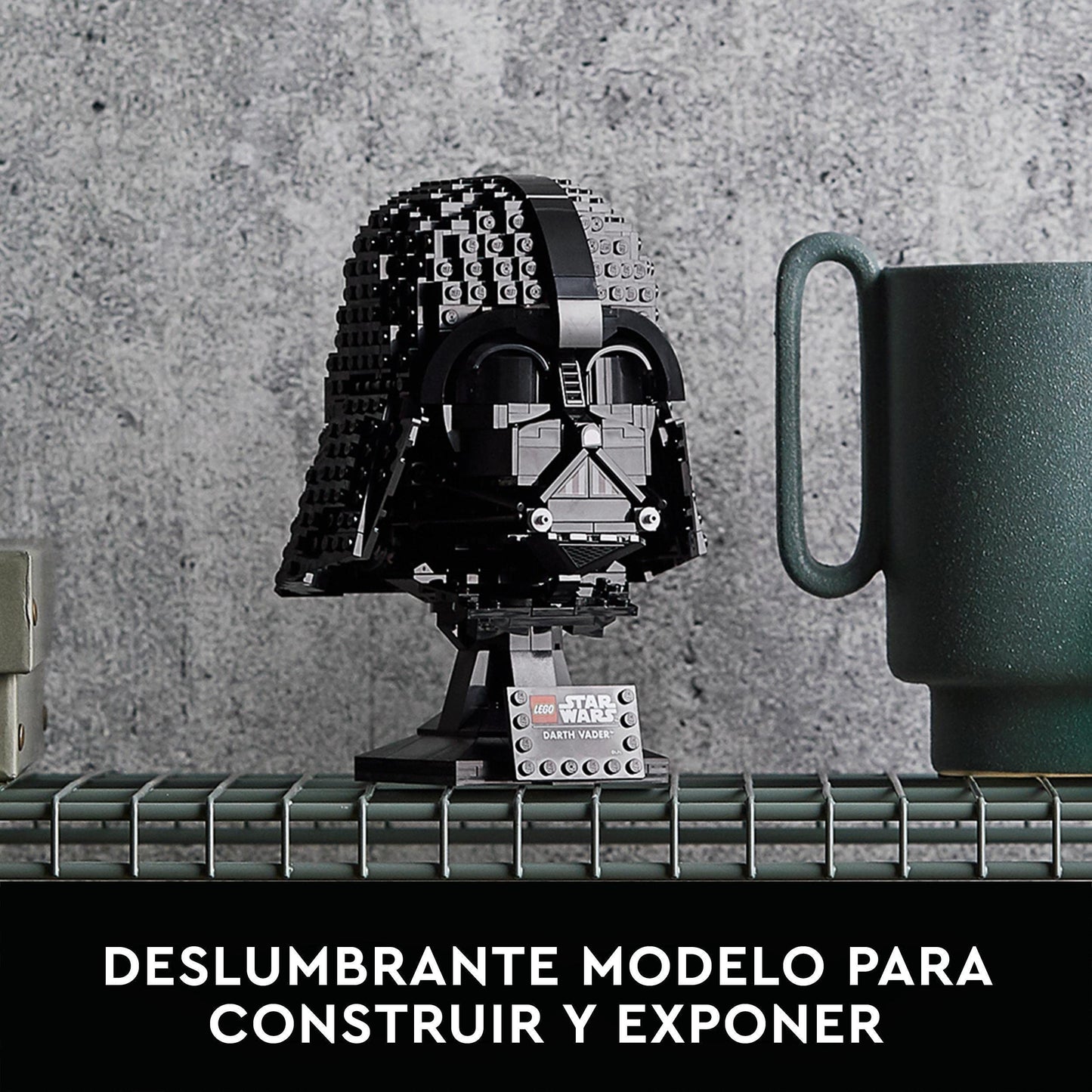 Casco Darth Vader LEGO – El lado oscuro, pieza a pieza
