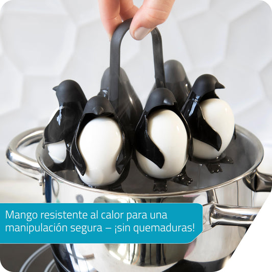 Porta huevos pingüino Egguins – Hervidos con estilo polar