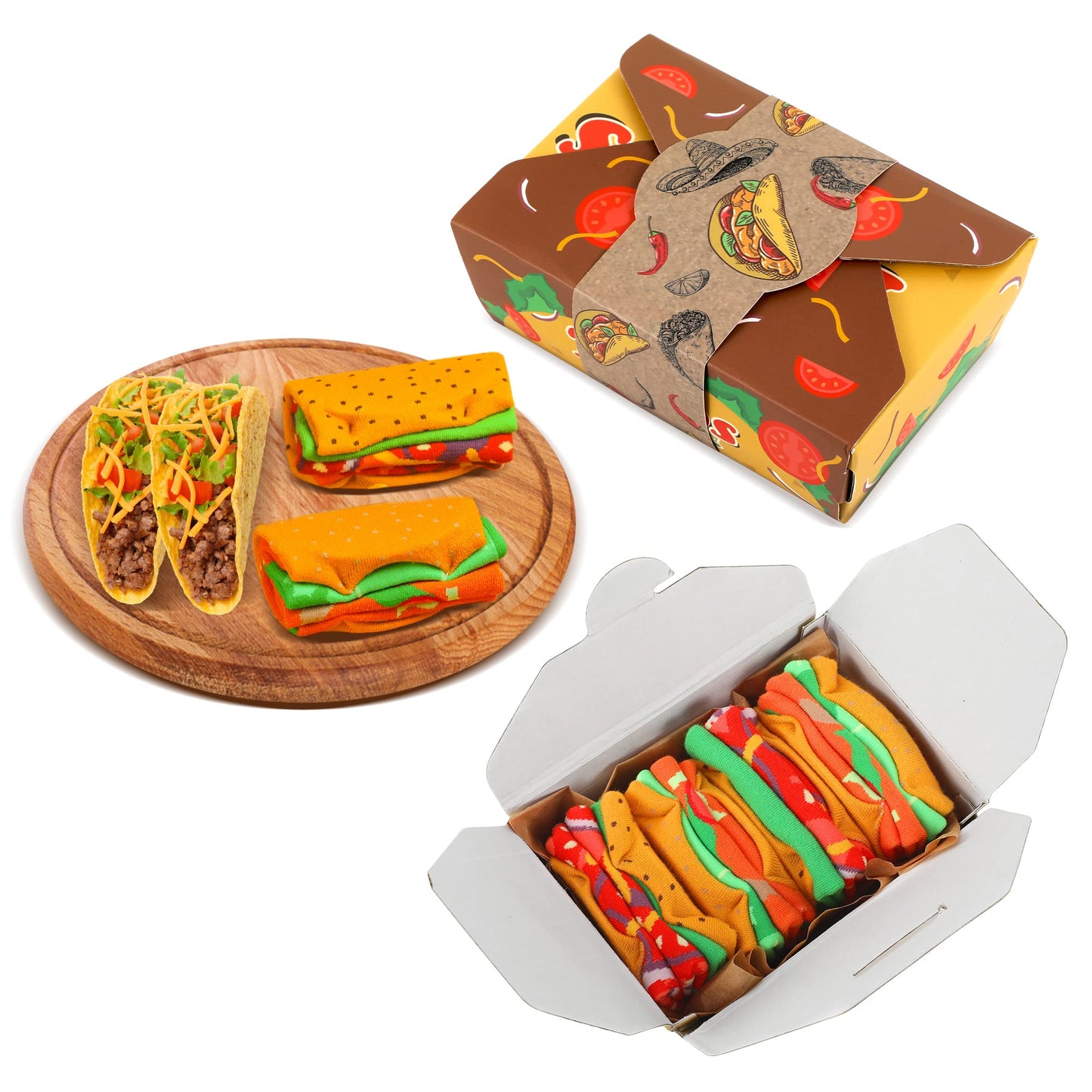 Calcetines taco – Tex-Mex a tus pies