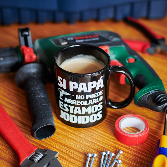 Si papá no puede… – Taza para papás muy cracks