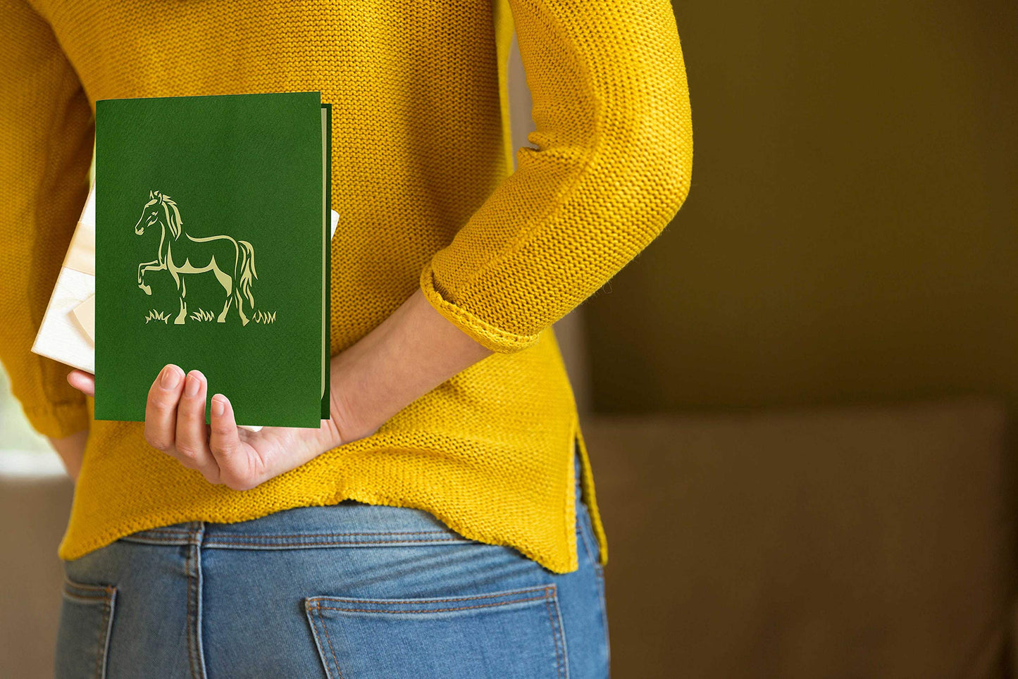Tarjeta caballo 3D – Un trote que deja huella al abrirla