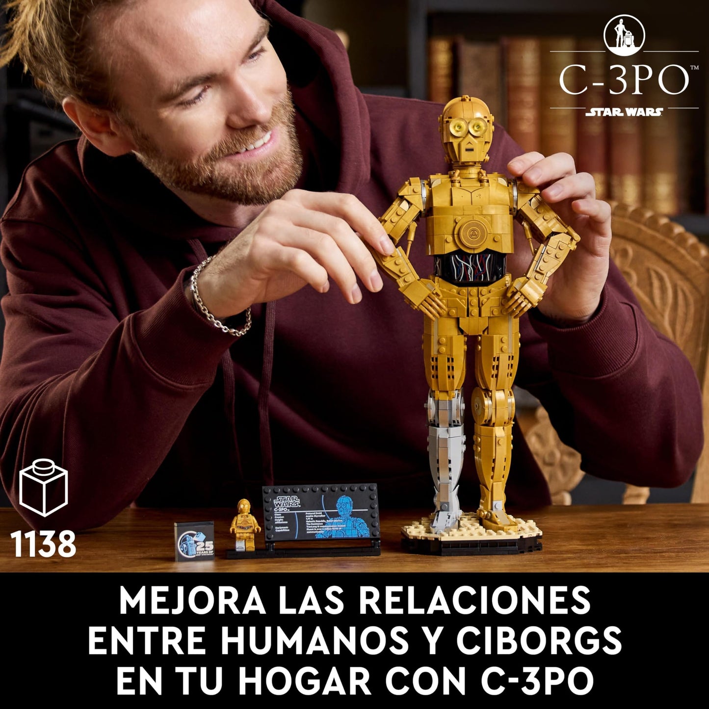 C-3PO LEGO Star Wars – El droide dorado llega a tu vitrina