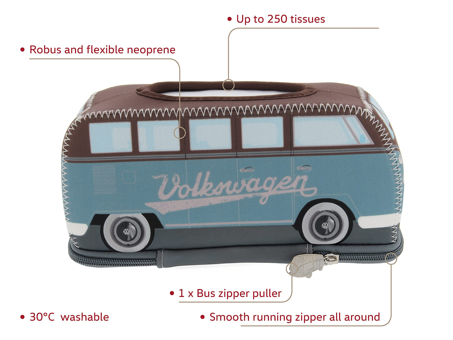Caja de pañuelos VW – Estilo vintage hasta en el estornudo