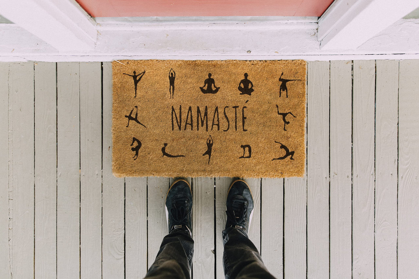Felpudo Namasté – Entrada zen con espíritu yogui