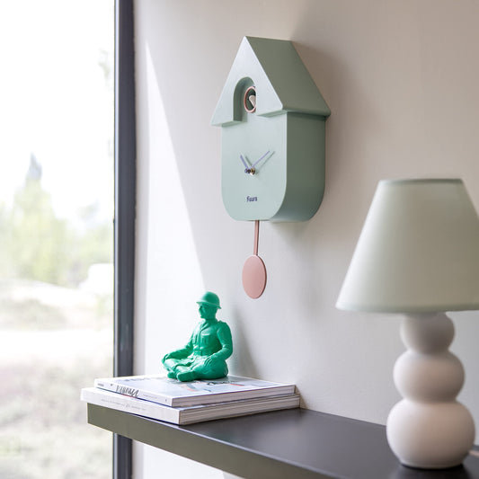 Reloj cuco moderno – Tic tac en color pastel