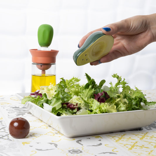 Set salero y pimentero aguacate – Un toque tropical en tu mesa