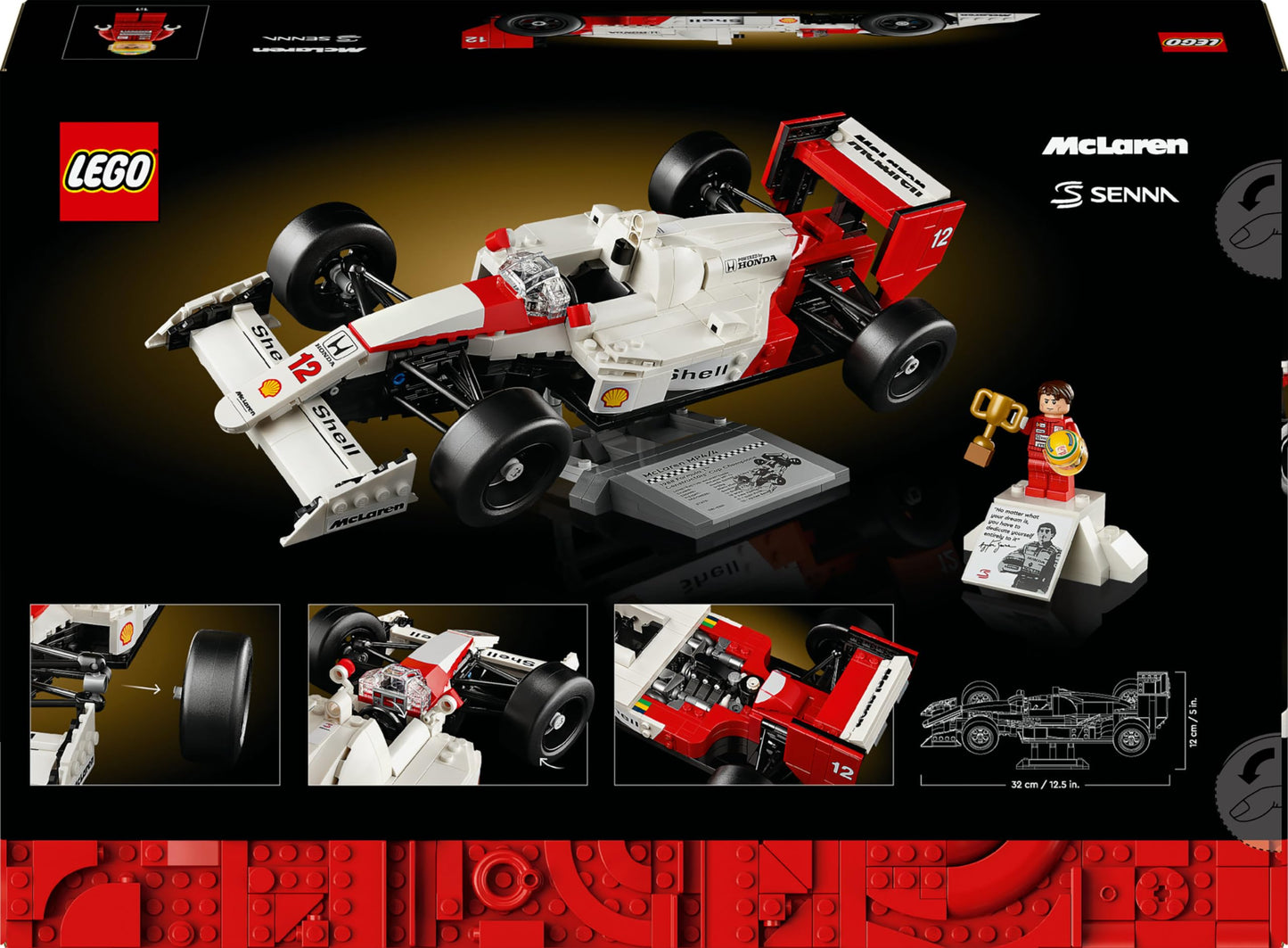 LEGO McLaren MP4/4 – Senna en versión de bloques