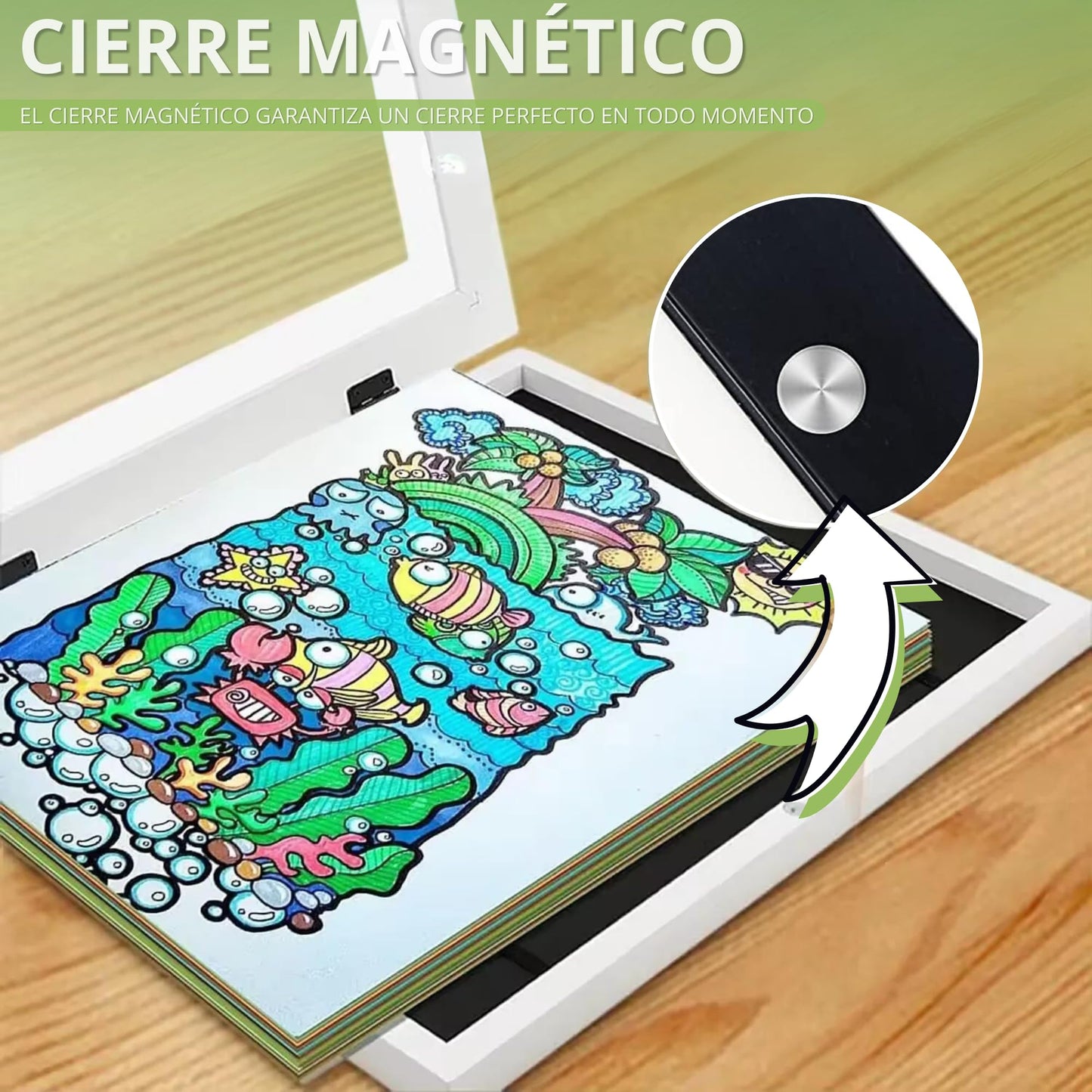 Marco para dibujos – Expón el arte de tus peques con facilidad