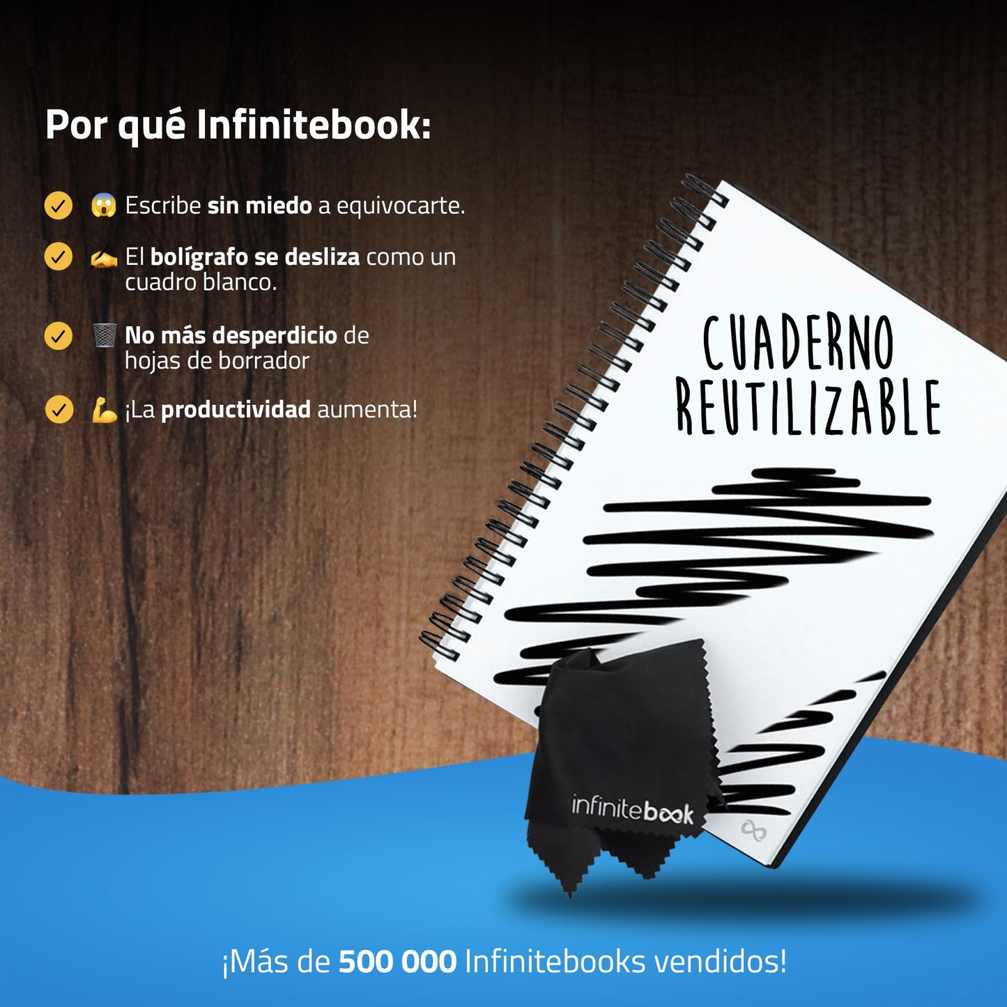 Planner reutilizable Infinitebook – Organiza, borra, repite