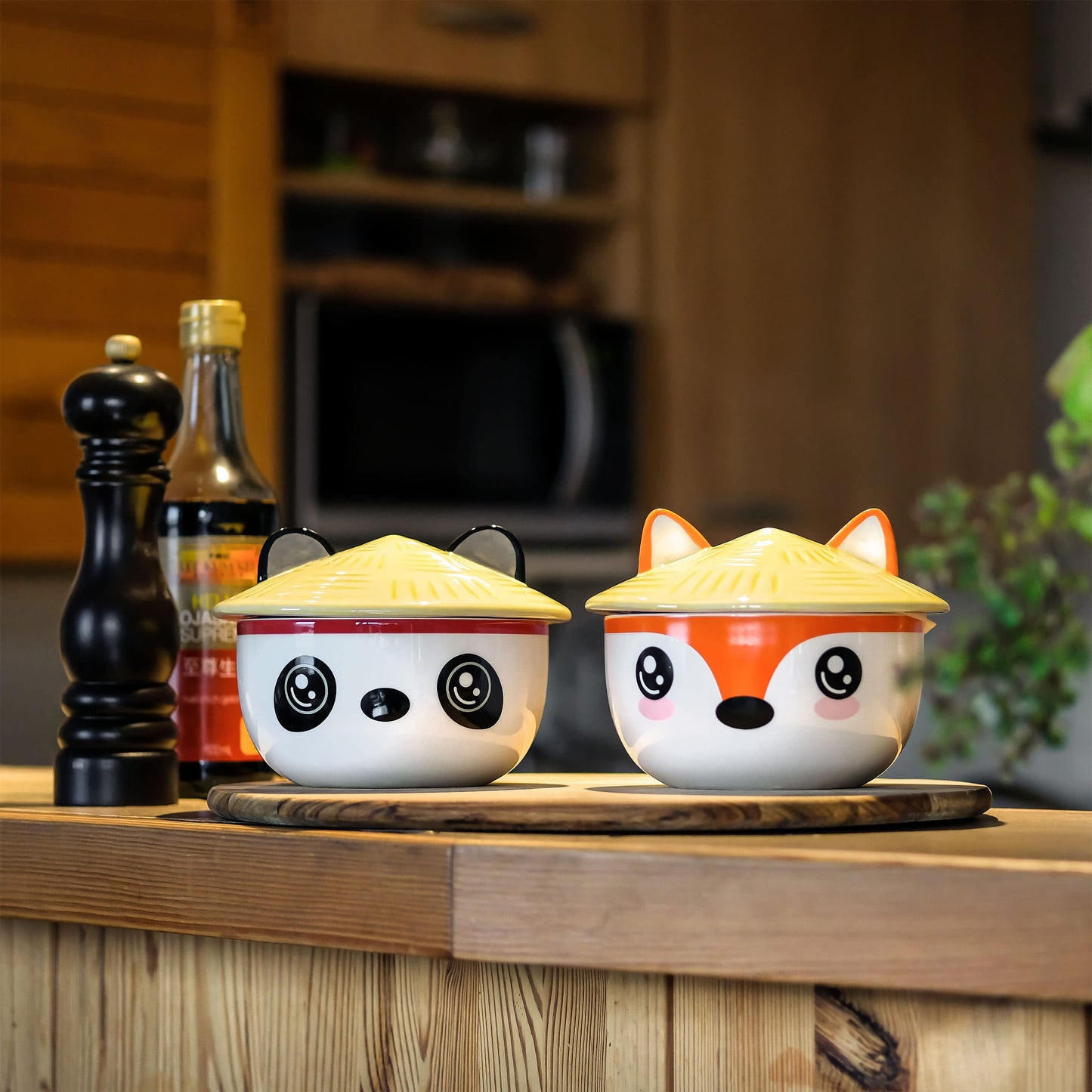 Cuenco panda – Kawaii con tapa y ternura