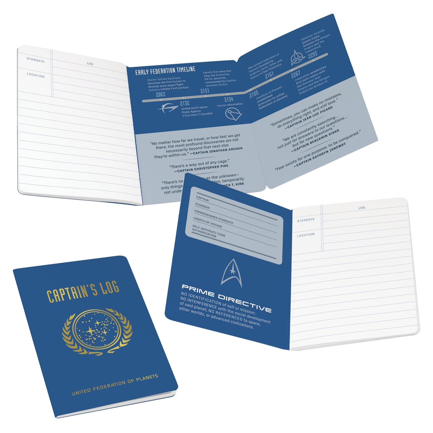 Cuaderno Star Trek – Escribe como un capitán estelar