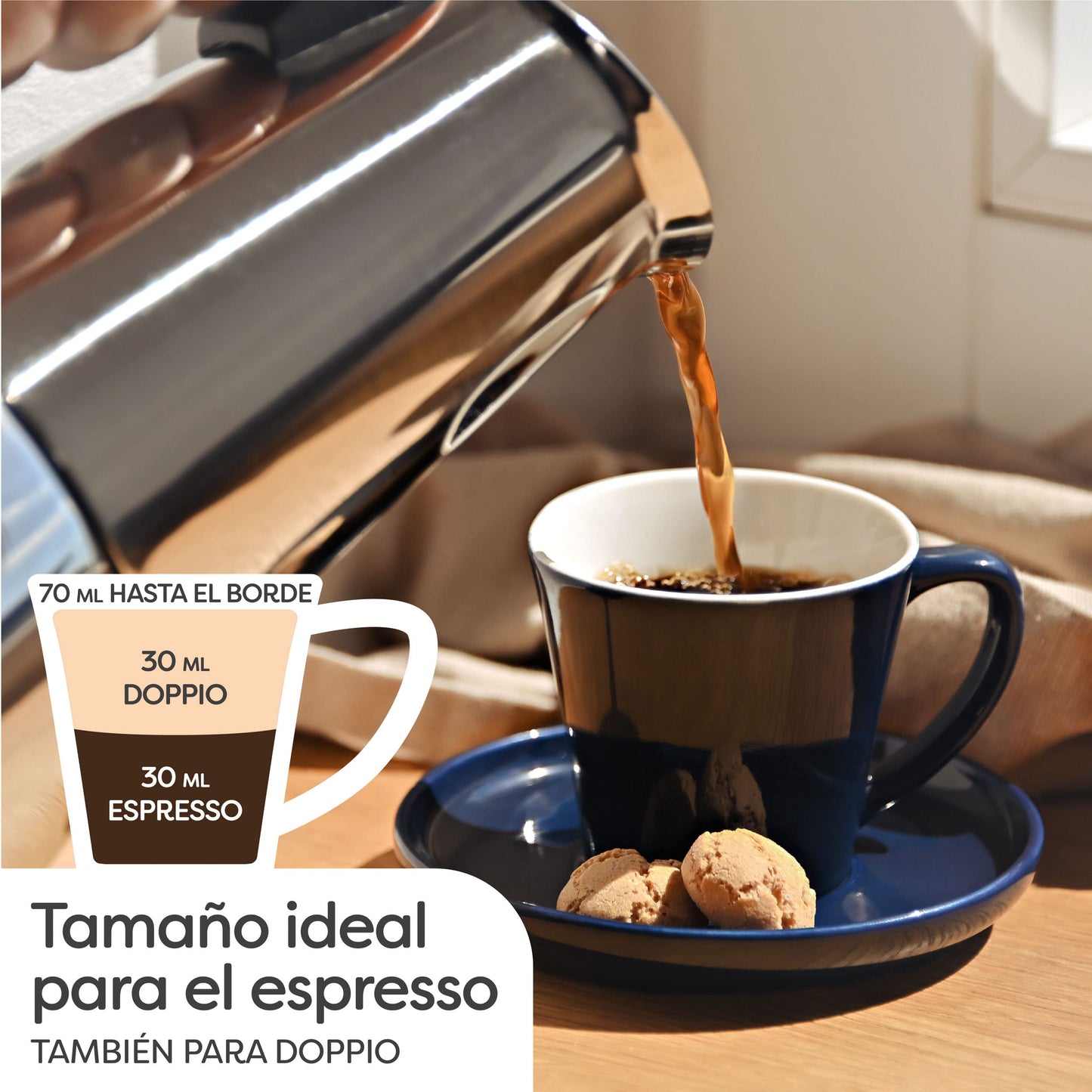 Juego de tazas de espresso – 6 colores para despertar tus mañanas