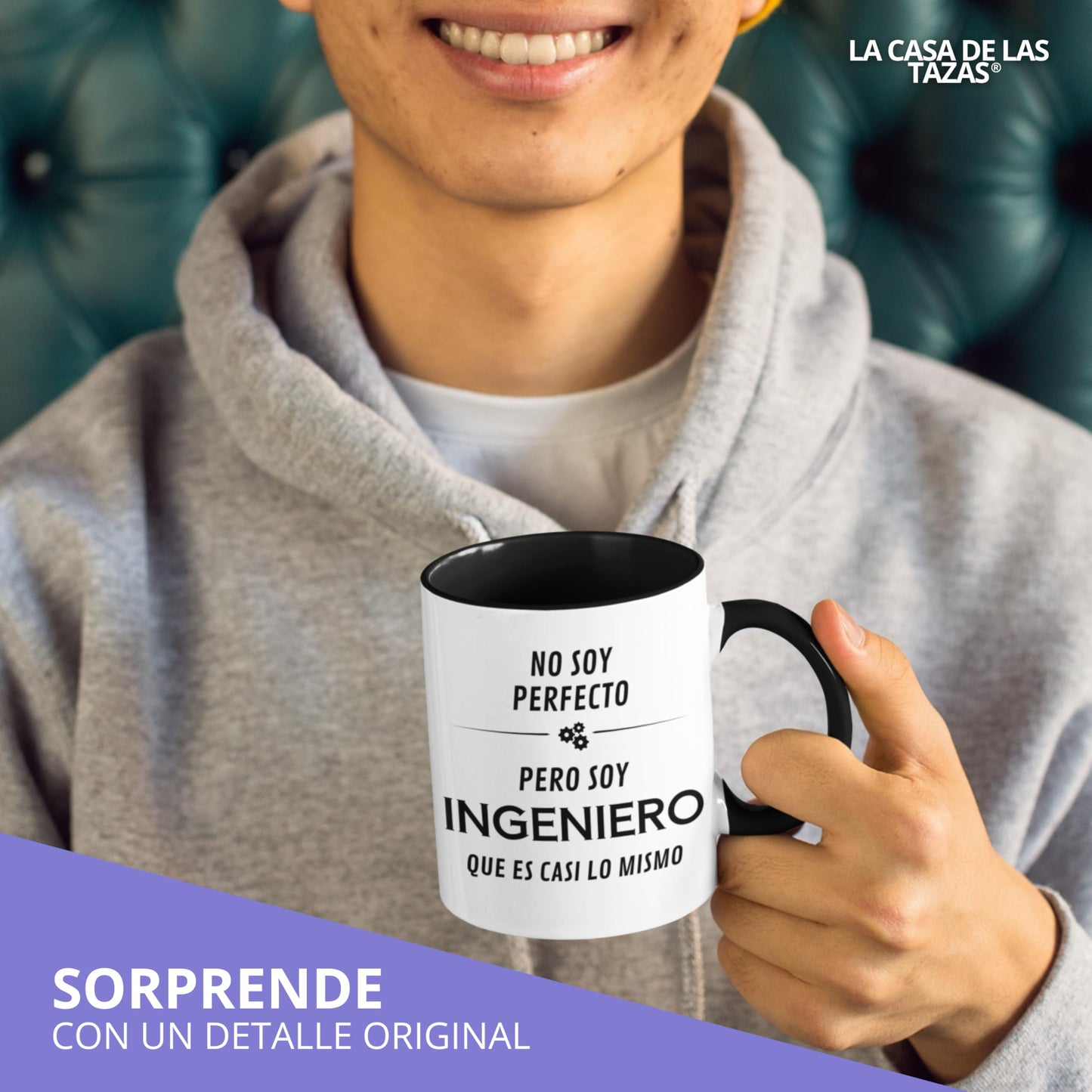 Taza “Ingeniero” – Fórmulas, café y orgullo profesional