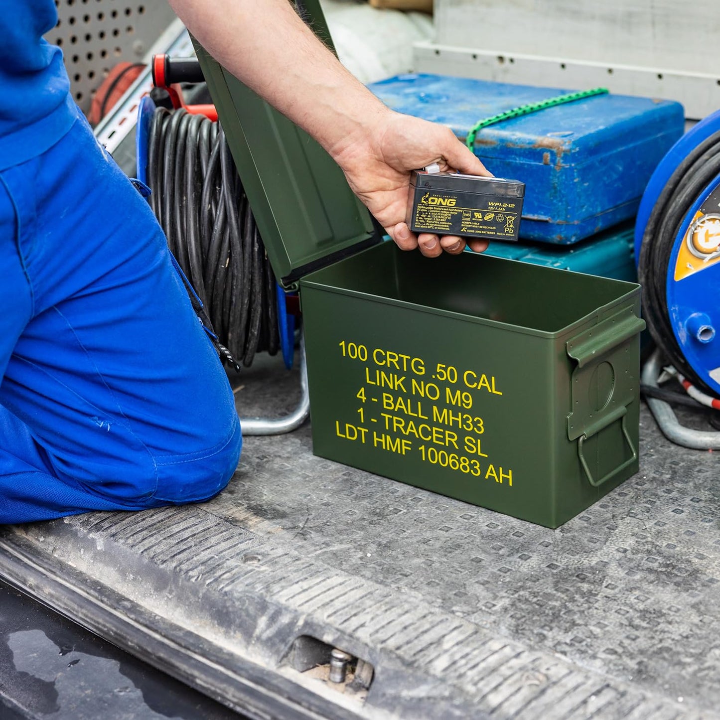 Caja munición metálica – Orden con aire táctico