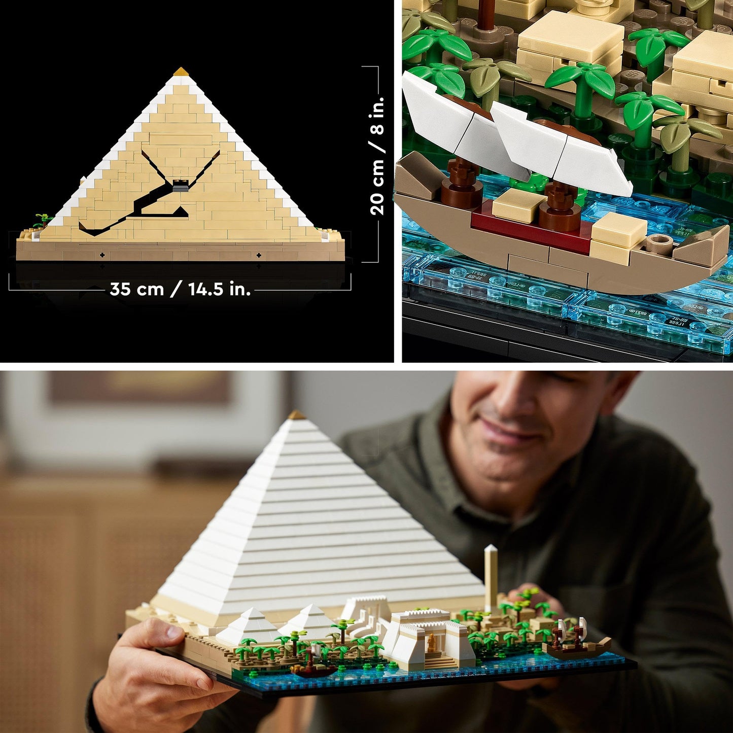 LEGO Gran Pirámide de Giza – Egipto en piezas para montar