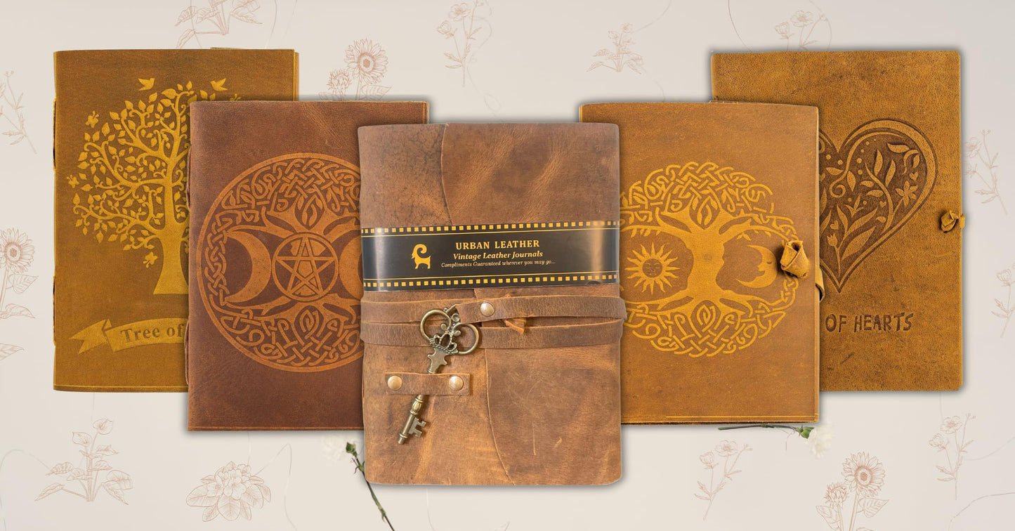 Diario vintage de cuero – Tu grimorio de sueños y secretos